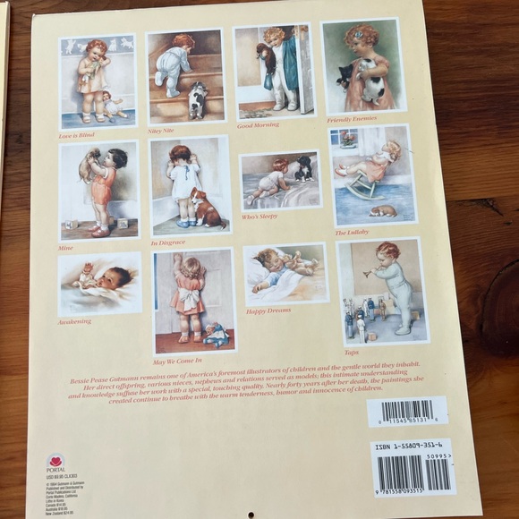 2 Vintage Old Fashioned Children Bessie Pease Gutmann Calendars - Picture 4 of 8